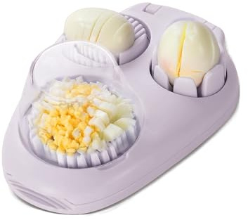 LYLHZRMDGC 1 Pcs Stainless Steel Egg Slicer for Hard Boiled Eggs, 3 Slicing Modes, Ideal for Fruits and Vegetables, Easy to Clean Kitchen Cutter, Send Goods From Local Warehouse