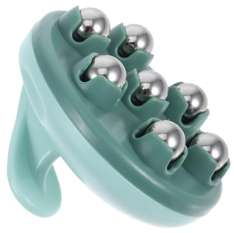 VALICLUD Rouleau De Massage Abdominal À Billes En Acier Et Abs Massage Des Mollets Et Jambes Relaxation Du Corps Compact Portable