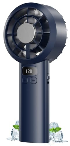 Ventilador Portatil de Mano,3000mAh Mini Ventilador de Mesa Recargable USB