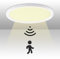 TOPBOS Plafoniera LED Soffitto con Sensore di Movimento, 20W 4000K Lampadario LED Soffitto con Sensore Radar, Lampada da soffitto per Bagno, Garage, Corridoi, Scale, Balcone Ø23CM-1pc