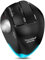 Zeerkeer Kabellose Trackball Maus Bluetooth 2.4GHz Wiederaufladbare Ergonomische Maus mit abnehmbarem Trackball, 5 DPI einstellbar Daumensteuerung Funkmaus für PC, Pad, Mac, Windows(Schwarz)