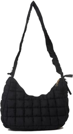 TTPSRY Bolso Crossbody Mujer Acolchado Bandolera Bolsos de Hombro Bolsa Casual Estilo Quilted para Diario y Viajes Moda Urbana