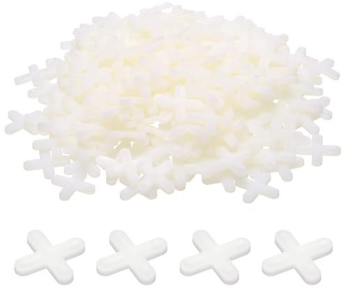 QUARKZMAN 1000 distanziatori per piastrelle da 5 mm, in plastica dura, a croce, distanziatori per installazione in ceramica, per pavimenti da parete