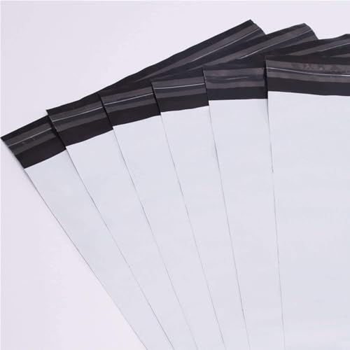 logei® 100 pezzi di Buste per spedizione Buste Autoadesive Portadocumenti Buste per spedizione in plastica (45cm*50cm+5cm)