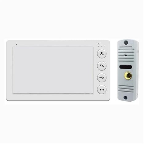 JOJIDE Video Doorbell Wireless, 7 Inch Video Intercom System Outdoor Metal Doorbell Waterproof Cold Resistan Video Door Phone For Home Night Vision Lock Unlock