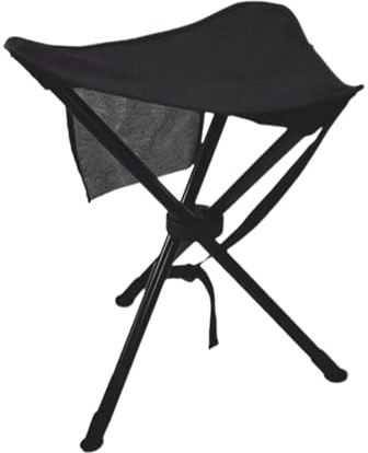 Taburete de 3 Patas,Silla de Trípode con Peso Máximo de 100 kg | Taburete de Senderismo Portátil,para Adultos Acampada Viaje Senderismo Mochilero Barbacoa Picnic Concierto