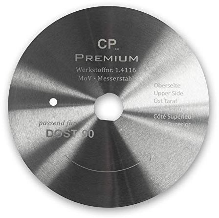 GASTRONICS Kreismesser für Dost - 90 mm, glatt - Dönermesser aus Edelstahl in Premium Qualität