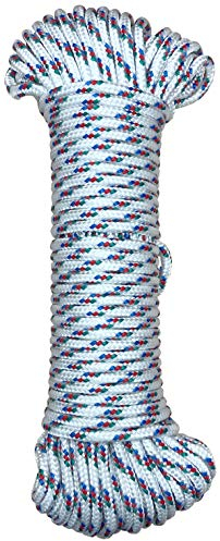 Future 213132 Cordón Trenzado Polipropileno Tricolor, 5 mm x 15 m