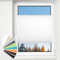 HOMEDEMO Plissee Klemmfix ohne Bohren Jalousien, Weiß, 70x210cm(BxH), Plisseerollo Fensterrollo mit Klemmträger, Faltrollo Klemmrollo Sicht-und Sonnenschutz Rollos für Fenster & Tür