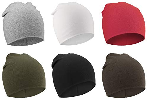 DRESHOW 6 PCS Bebé Beanie Sombrero Recién Nacidos Niño Pequeño Sombrero para Bebés Niños Gorros