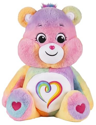Care Bears 22067 24 Inch Jumbo Plush Togetherness Bear, Collectable Cute Plush Toy, Giant Teddy Bear, Cuddly Toys for Children, Soft Toys for Girls, Big Teddy Suitable for Girls and Boys 4 Years +