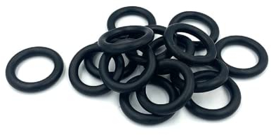 MACHSWON O-Ringe aus Nitrilkautschuk, 16 mm Außendurchmesser, 11 mm Innendurchmesser, 2,5 mm Breite, metrische Dichtungsringe, O-Ring-Dichtung, O-Ringe, Dichtungsösen, Schwarz, 50 Stück