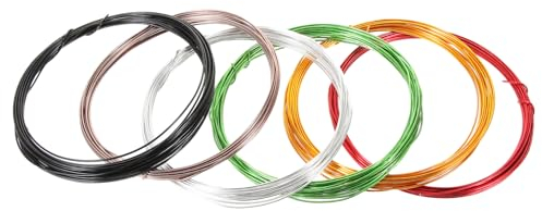 BESPORTBLE 6st Gartengeräte Bonsaidrähte Aus Metall Pflanzen Kletterdrähte Pflanzenkabel Für Den Außenbereich Bonsai-übungsdraht Gartenbedarf Anlage Weben Binden Aluminium