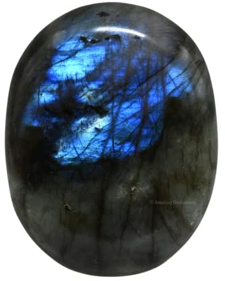 Labradorite Naturelle de Palme - Cristal de Roche en Pierre de Guérison Naturelle, Pierre Précieuse Artisanale pour Équilibre Énergétique et Bien-être, Élégant Cristal de Décoration