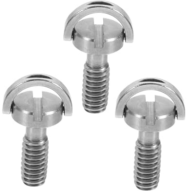 LRXIYODE 3 pezzi Viti Montaggio in Inossidabile per Treppiede Monopiede Sfera Piastra Sgancio Rapido Compatibili con Fotocamere e Obiettivi