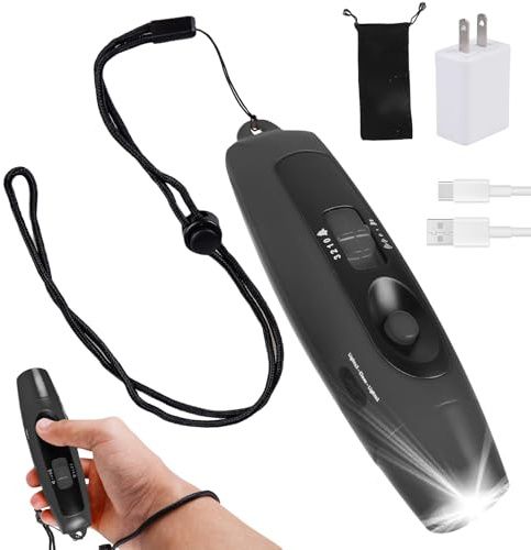Fischietto elettronico, fischietto elettronico a 3 toni e 2 modalità di luce LED, fischietto sportivo portatile, fischietto ad alta frequenza, fischietto per allenatori, arbitri, sport, sopravvivenza