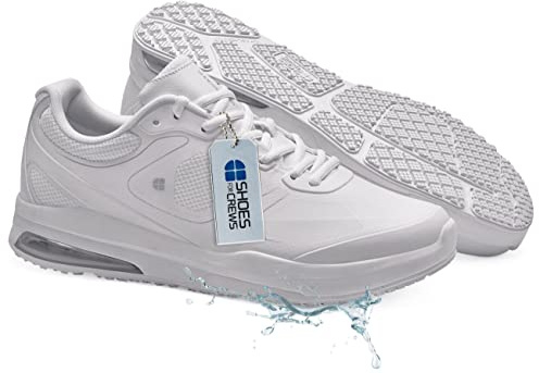 Shoes for Crews Baskets de Travail antidérapantes pour Hommes – Chaussures Confortables, Respirantes et hydrofuges - Idéales pour la Restauration, Les Soins de santé, Cuisine, Bistro – Evolution II