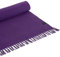 Yoga Studio Bio Yogamatte - 196cm x 70cm Lila Baumwolle Yogamatte mit Quasten für Meditation, Entspannung und Hot Yoga