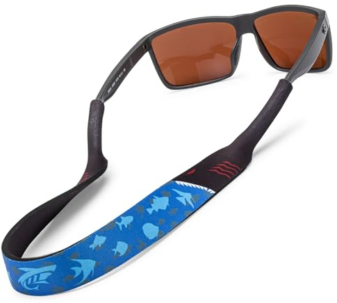 Pilotfish Premium Cotton Eyewear Retainer Sunglass Strap - Multiple Design Options - Soft & Durable Sunglass Holder
