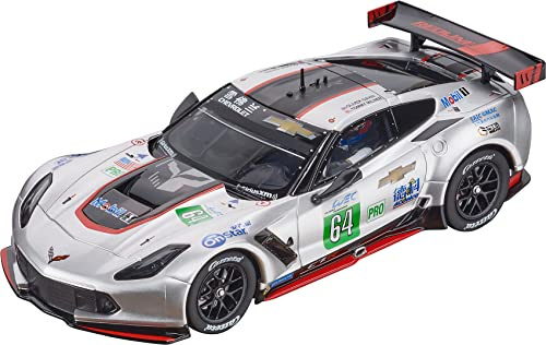 Carrera Evolution Chevrolet Corvette C7.R No.64 | Slotcar im Maßstab 1:32 | Front- und Rücklicht | Spielzeug für Kinder ab 8 Jahren