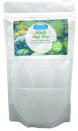 Aquaris POND Algo Stop - Cura Completa per Pesci da Laghetto 1kg. Prodotti Anti-alghe Filamentose. Sicuro per Pesci da Laghetto, Stagni e Laghetti Koi. Impedisce la Ricomparsa delle Alghe.