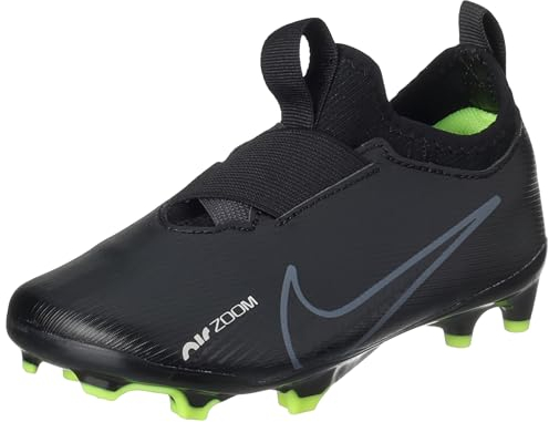Nike Jungen Unisex Kinder Zoom Vapor Fußballschuh, Black/Dk Smoke Grey-Summit WHI, 29.5 EU