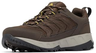 Columbia Mens Strata Trail Low, Cordovan/Golden Yellow, 10