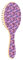 Japanese wood hair brush flower violet flat hair brush wooden hair brush wooden massage brush
