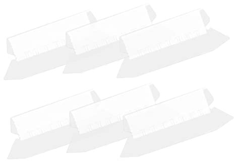 NUOBESTY 25 stycken mappetiketter plastmapp flikar hängande mappflikar återanvändbara snabb identifiering för kontor och skola