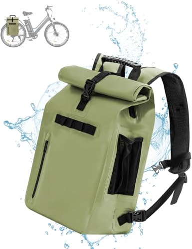 Générique Sacoche de cadre de vélo 3 en 1, Sac à bandoulière ou sac de cadre, Grande Capacité 20-29L, Pouvant être utilisée comme sac à dos, Imperméable et Résistant à l'usure, Sacs à dos unisexes