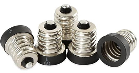 VPYPDVDSMC 5pcs Fit for Electop E12 to E11 Lamp Socket Adapter Bulb Base Converter LED Light Holder Light Holder Converter