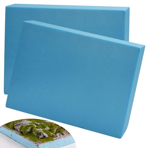 MHDJQ Base de Diorama de Tablero de Espuma para Manualidades 30 x 20 x 5cm Tableros de Espuma para Modelismo DIY Creación de Maquetas y Artesanales 2Pcs (2, 30 * 20 * 5cm)