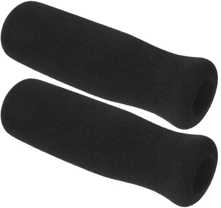iplusmile Cubiertas De Empuñadura Antideslizantes Nbr Para Muletas Y Andadores, Almohadillas Suaves Para Mango, Protector De Agarre Cómodo Uso Diario (2 Piezas, Negro)