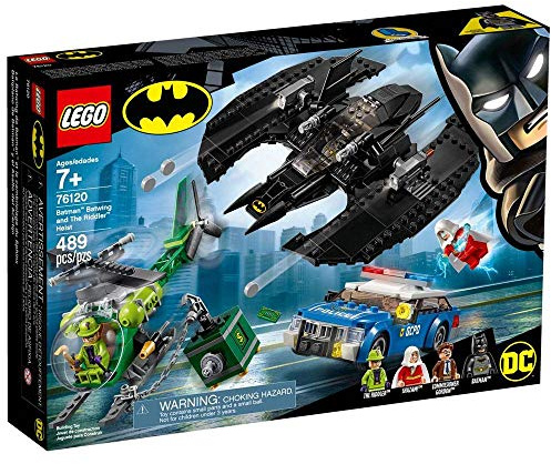 LEGO DC Batman: Batman Batwing and The Riddler Heist 76120 Building Kit, New 2019 (489 Pieces)