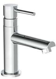SCHÜTTE Kaltwasserhahn LAURANA 35911, Wasserhahn Bad nur für Kaltwasser, Waschtischarmatur im Gäste-WC, Wasserhahn für kleine Waschbecken, Standventil, Chrom
