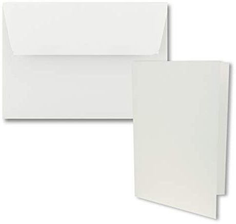 Juego de 15 tarjetas plegables DIN B6 de 12 x 17 cm en blanco natural (blanco) con sobres DIN B6, cierre adhesivo autoadhesivo, para invitaciones y tarjetas de felicitación para cumpleaños o bodas