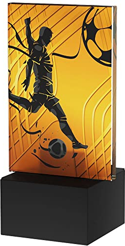 Larius Fußball Ehrenpreis - Pokal Trophäe Goldener Schuh Ball - Torschützenkönig (Best Player, ohne Wunschtext)