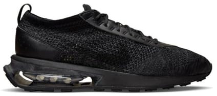 NIKE Air Max Flyknit Racer Trainers in Triple Black, 11 UK (FD2764-001)