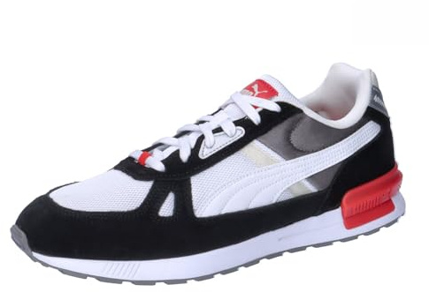 PUMA Unisex Graviton Pro Turnschuhe, Puma Black Puma White Cast Iron For All Time Red, 44 EU