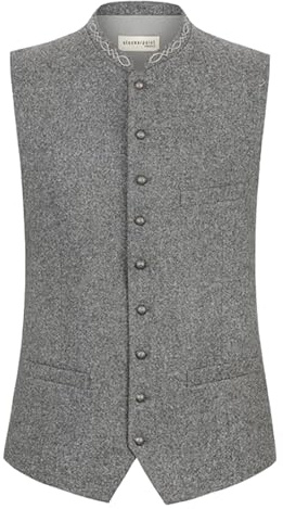 Stockerpoint Devito Gilet traditionnel pour homme (1 pièce), granite, 54