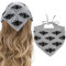 Auiremrti Gestricktes Kopftuch Halloween, Bandana Fledermaus Haartuch Damen, Strick Kopftuch Mit Klammern, Dreieckstuch Zum Binden, Baumwolle Haarband