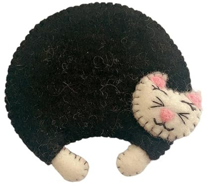 Sottobicchiere in feltro – Sottobicchiere in feltro per gatti – Sottobicchiere assorbente in feltro per bevande, tappetino da tazza isolante per cucina, ufficio, tavolo, bar, soggiorno