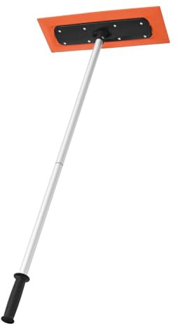 VEVOR Raschietto per Tetti da Neve, con Portata di 1219 mm, Lama in Schiuma da 450 mm per Evitare Graffi, Impugnatura Antiscivolo, per la Rimozione di Foglie Detriti per Garage di Veicoli