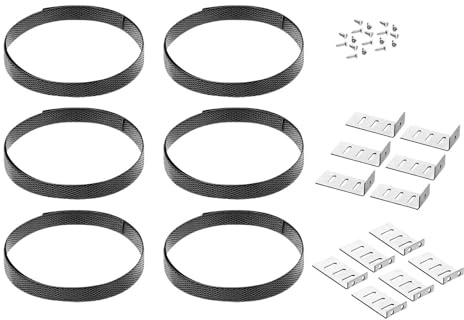 LOVIVER Kit di riparazione per cassetti, accessori per mobili, montaggio centrale, rinforzo e riparazione di cassetti in truciolato di legno MDF rotti.