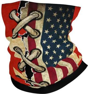 Amérique Et Canada Drapeau Canadien Vintage Unisexe Cache Cou Léger Tour De Cou Anti-Solaire Écharpe Tube pour Moto Voyage Vélo Yoga