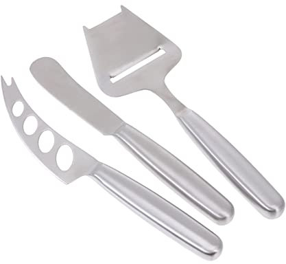 3 Piezas Juego De Cuchillos para Mantequilla De 3 Piezas Afeitadora De Chocolate Herramientas para Cortar Queso Cortadora De Chocolate Cubertería Acero Inoxidable Mini Servidor