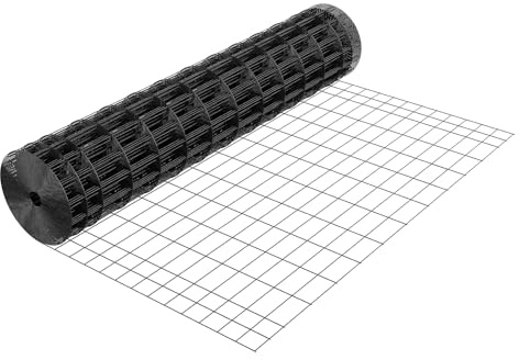 VEVOR Hardware Cloth, 48 in x 50 ft, 2 x 4 in Mesh 14 Gauge Galvanized Steel Wire Fencing for Cattle, Hog & Sheep, Heavy Duty Vinyl Coated Fence for Animal Enclosures, Cage Wire, Garden Fences