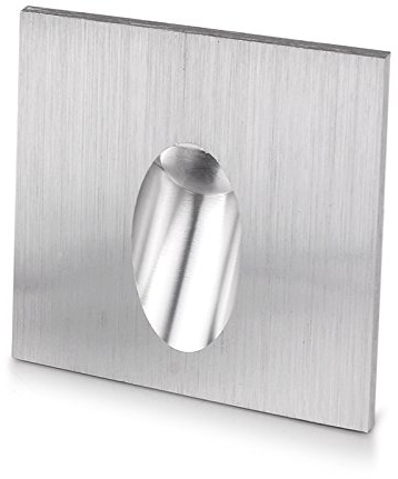 ALLOMN LED Applique da Incasso, Applique da Parete Step Light Square Incasso LED Step Scale Lampada Portico Pathway light 1W Basement Bulb AC 100-245V (Bianco Caldo, 1 PCS)