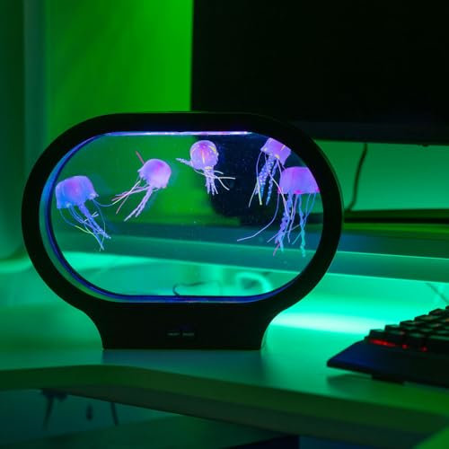 ValueLights | Kids Bedroom Jellyfish Lamp Bedside Mood Lighting | Mood Lights, Home Décor & Improvement Essential | Colour Changing