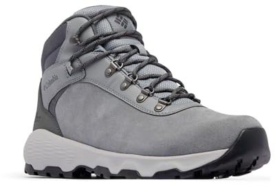 Columbia Newton Wander Zapatos, Gamuza Impermeable, Comodidad Acolchada, Suela Exterior con Agarre, Tracción Antideslizante, Plataforma Estable, Materiales Reciclados - Hombre